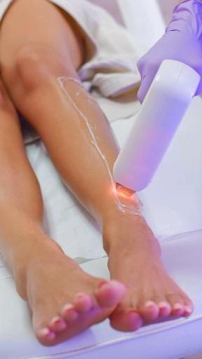 Depilacion laser rodilla hacia abajo