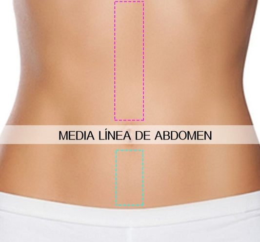 Depilacion laser abdomen ( linea fina Dama)